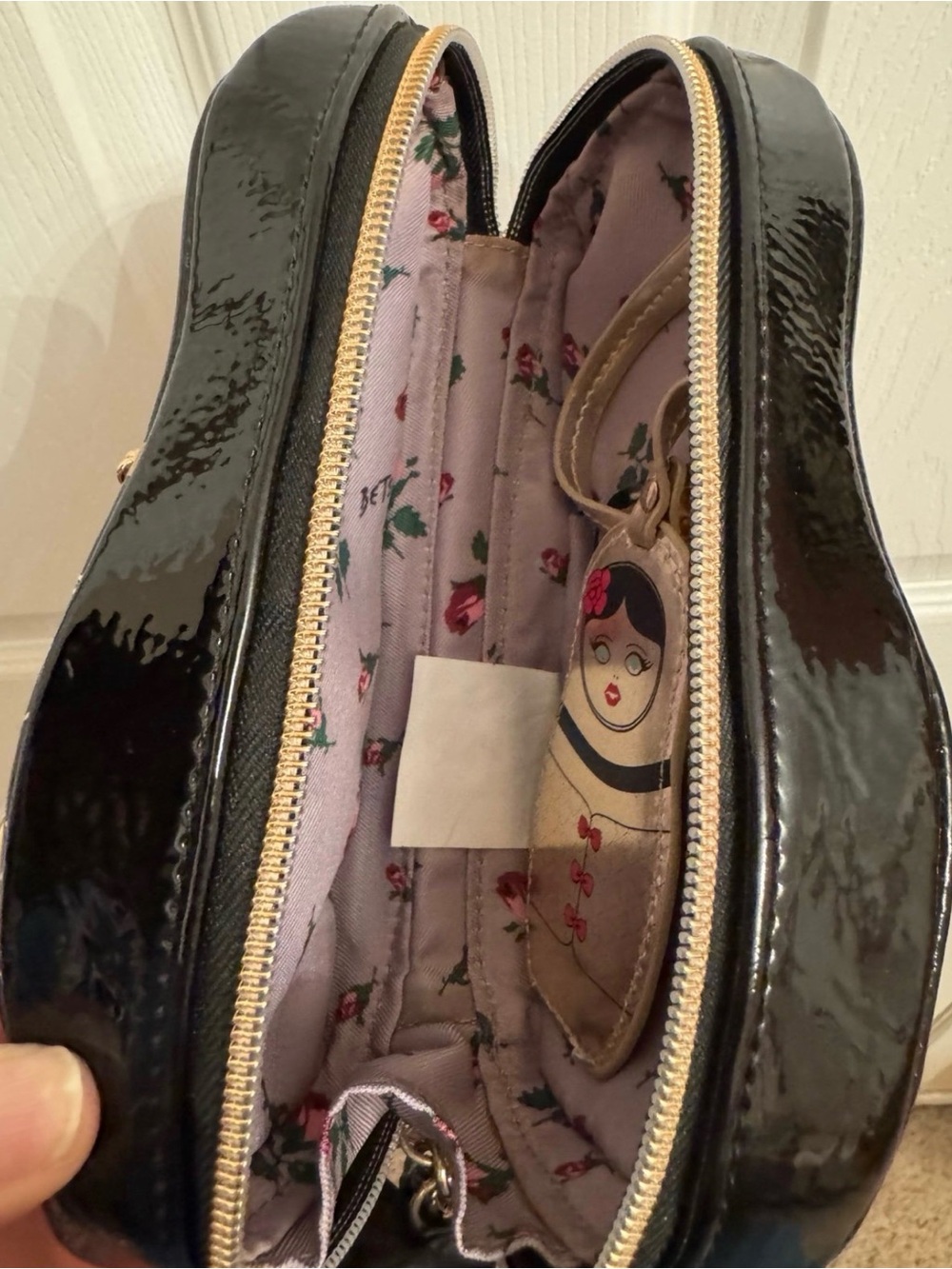 Betsey Johnson Russian Nesting doll Matryoshka bag - Picture 4 of 6